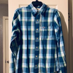 Hollister Plaid Flannel Long Sleeve